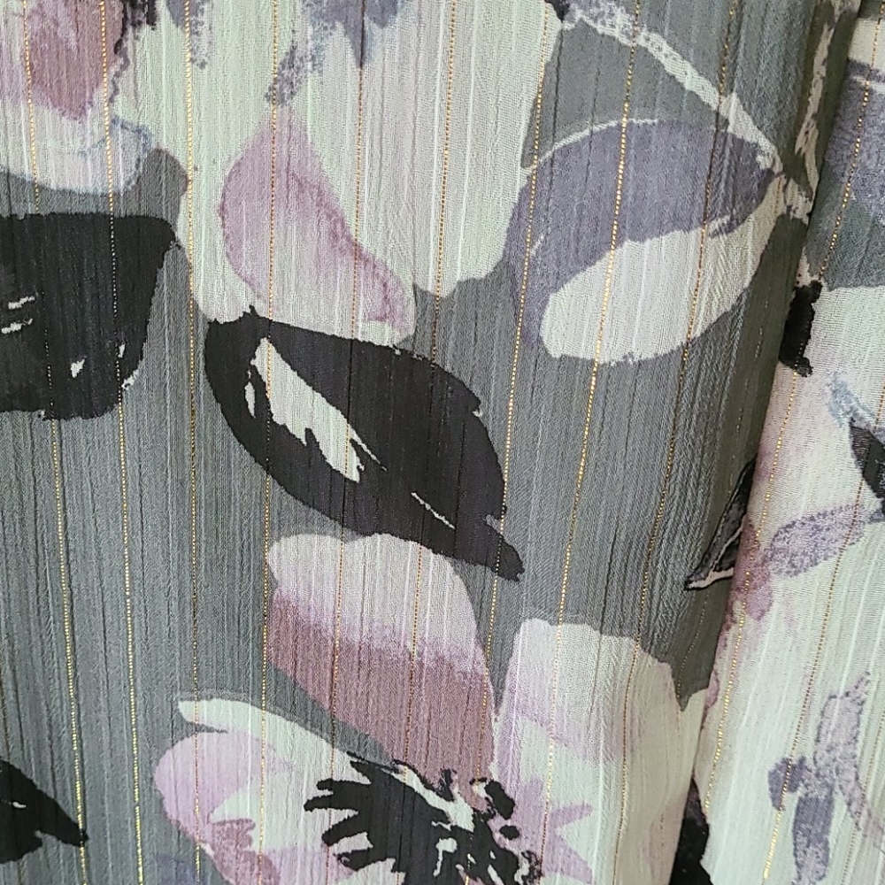 NWT 20 W SL Fashions Floral Maxi dress - Picture 9 of 10